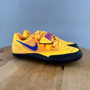 Mens 6 / Womens‎ 7.5 - Nike Zoom Rotational 6 Throwing Shoes Citron Pulse Indigo